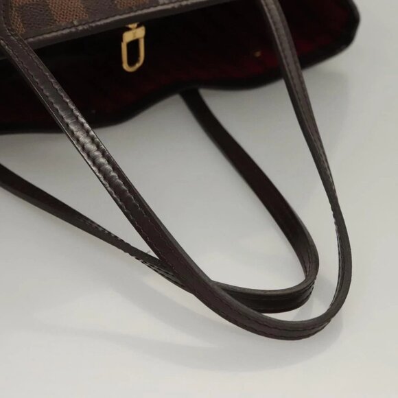 LOUIS VUITTON Damier Ebene Neverfull PM Tote Bag N51109 LV Auth 133366 - Picture 8 of 16